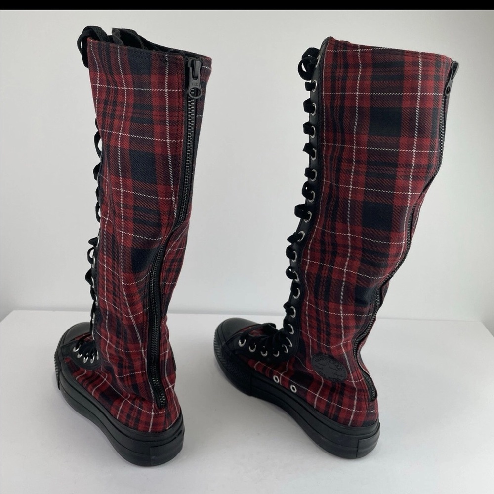 Converse Chuck Taylor Lift XXHi Platform Plaid Boots Womens A17685C - Picture 8 of 8